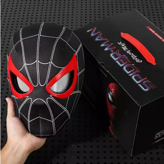 MASCARA NEGRA 2 mascara de spiderman miles morales