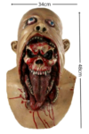 máscara de zombie