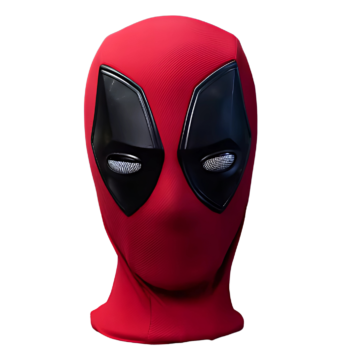 Máscara de deadpool con ojos movibles