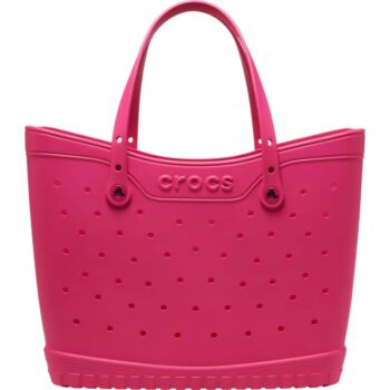 crocs bolso largo fucsia