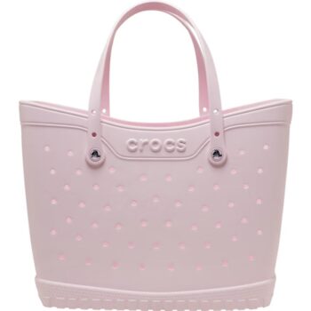 crocs bolso largo leche rosada