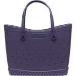 crocs bolso largo morado