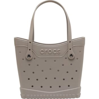 crocs bolso mediano gris pardo
