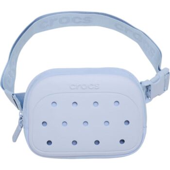 crocs riñonera celeste bebé