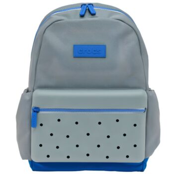 Mochila Crocs Nylon Backpack Gris Azul  Unisex