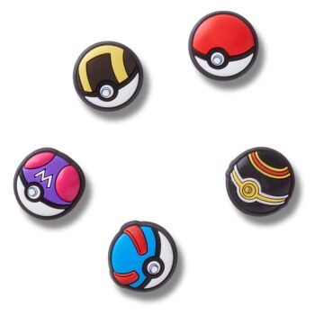 Jibbitz Pokemon Poke Ball 5 Pack